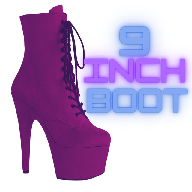 9 inch best sale pleaser boots